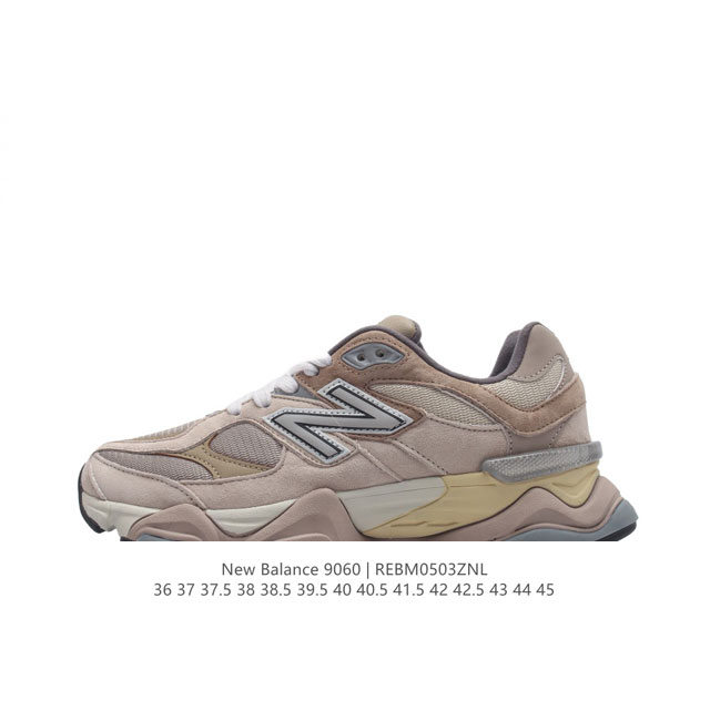 Nb 新百伦 New Balance Nb9060小象蹄男女款9060舒适百搭老爹鞋。全新 9060 款式将经典风格与现代设计融合到日常多功能性中。 9060