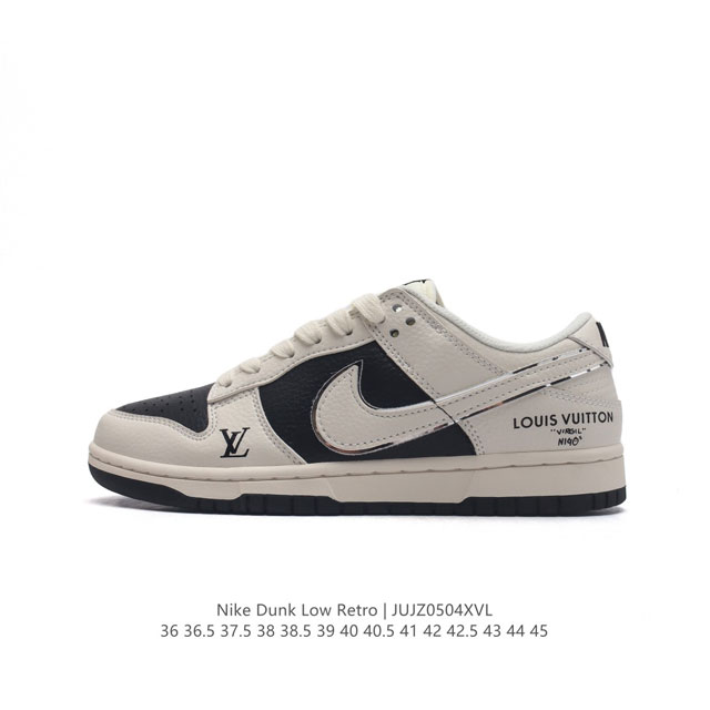 耐克nike Dunk Low 板鞋 Sb系列经典百搭休闲运动板鞋加厚鞋舌的填充，使舒适性大大提升，同时也更方便穿脱中底部分则加入了脚感柔软舒适zoomair气