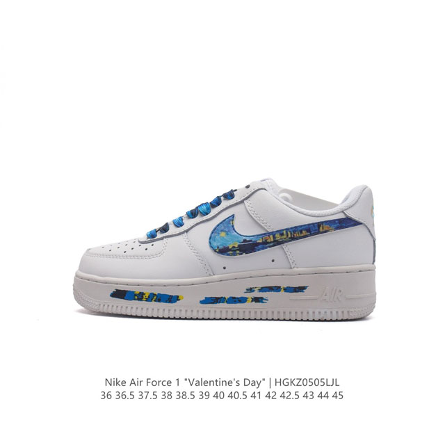 耐克 Nike Air Force 1 '07 Low 空军一号含气垫 低帮百搭厚底增高休闲运动板鞋。柔软、弹性十足的缓震性能和出色的中底设计，横跨复古与现代的