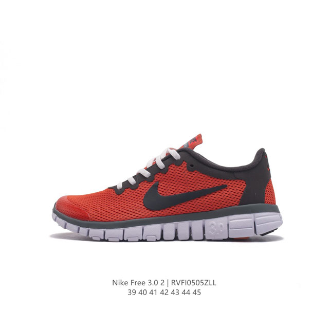 耐克nike Free 3.0 V2 耐克赤足3.0经典透气网面休闲百搭运动跑鞋 耐克赤足3.0 V2网面透气跑鞋超轻网布透气情侣跑步鞋 类型：男鞋 码数：39