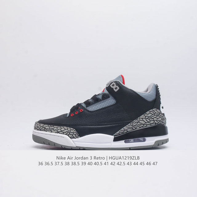 耐克 乔丹 Aj3 耐克 Nike Air Jordan 3 Retro Se 乔3 复刻篮球鞋 乔丹3代 三代 男女子运动鞋 作为 Aj 系列中广受认可的运动