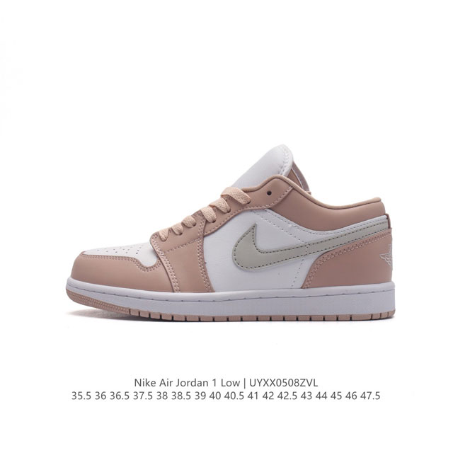 耐克 乔丹air Jordan 1 Low Aj1 乔1 乔丹1代aj1 低帮复古文化休闲运动篮球鞋。该鞋款从 1985 年元年款汲取设计灵感，焕新演绎简约经典