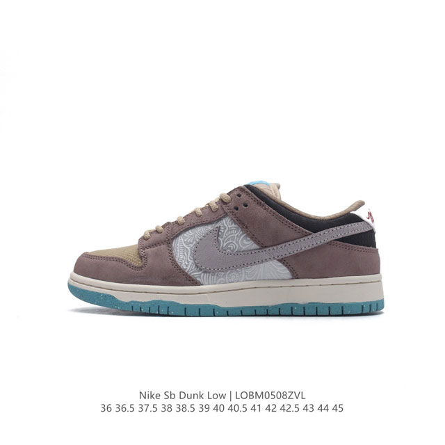 耐克 Nike Sb Dunk Low Pro 男女同款运动鞋复古板鞋，尽情迈步，彰显个性风采。采用柔软皮革鞋面，经久耐穿，塑就如元年款 Dunk 般的复古质感