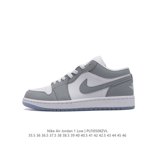 耐克 乔丹air Jordan 1 Low Aj1 乔1 乔丹1代aj1 低帮复古文化休闲运动篮球鞋。该鞋款从 1985 年元年款汲取设计灵感，焕新演绎简约经典