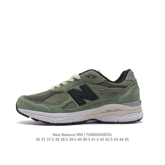 新百伦 New Balance Nb990 V3系列 高端美产990系列简约经典舒适百搭时尚复古休闲鞋缓震透气跑步鞋。该鞋款采用mcd Motion Contr