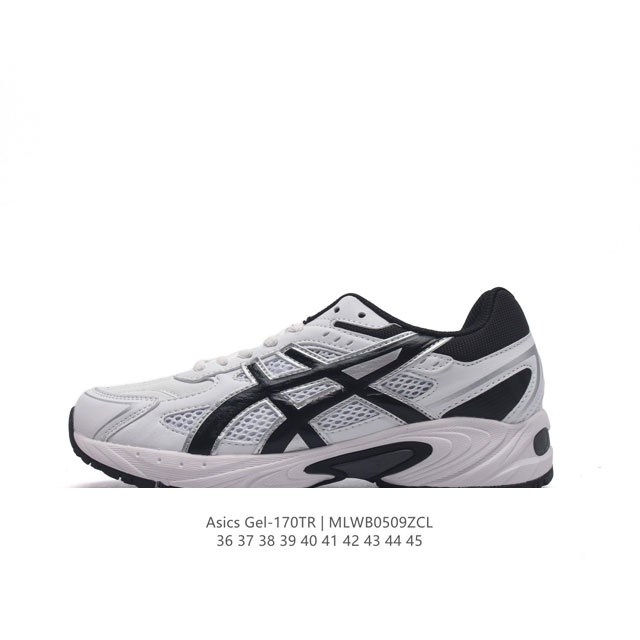 Asics 亚瑟士 Gel- Tr 中性休闲运动鞋复古休闲鞋运动时尚百搭增高老爹鞋，此款 Gel- Tr 为经典款式，宽大鞋型，复古的蓝白撞色，鞋身线条棱角分明