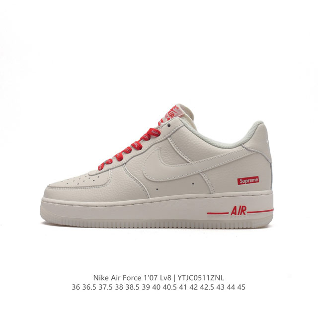 公司级 Af1耐克 Nike Air Force 1 ‘07 Low 空军一号 厚底增高百搭运动板鞋 原楦头原纸板 打造纯正空军版型，专注外贸渠道 全掌内置蜂窝