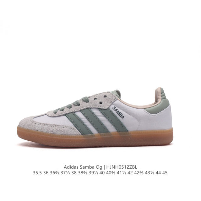 阿迪达斯 德训鞋 Adidas Originals Samba Og Shoes 经典运动鞋小白鞋 T头鞋 男女板鞋 彰显休闲摩登风情的时尚经典鞋。它诞生于50