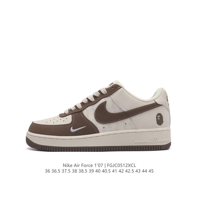 公司级 Af1耐克 Nike Air Force 1 ‘07 Low 空军一号 厚底增高百搭运动板鞋 原楦头原纸板 打造纯正空军版型，专注外贸渠道 全掌内置蜂窝