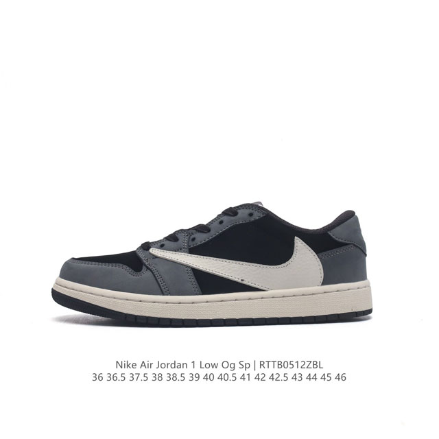 耐克 Nike Air Jordan 1 Low Og Sp Military Blue Aj1乔1 倒勾 低帮篮球鞋 Aj1 乔丹1代 Aj1 乔1 反向脚趾