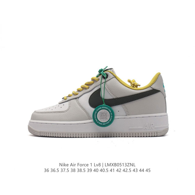 公司级 附赠送logo清洁刷 Af1耐克 Nike Air Force 1 ‘07 Low 空军一号厚底增高百搭休闲运动板鞋 原楦头原纸板 打造纯正空军版型，专