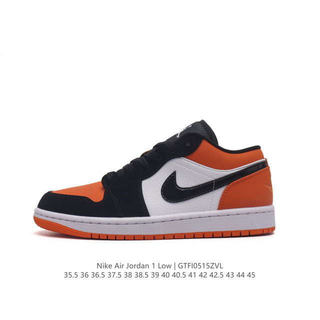 耐克 乔丹air Jordan 1 Low Aj1 乔1 乔丹1代aj1 低帮复古文化休闲运动篮球鞋。该鞋款从 1985 年元年款汲取设计灵感，焕新演绎简约经典