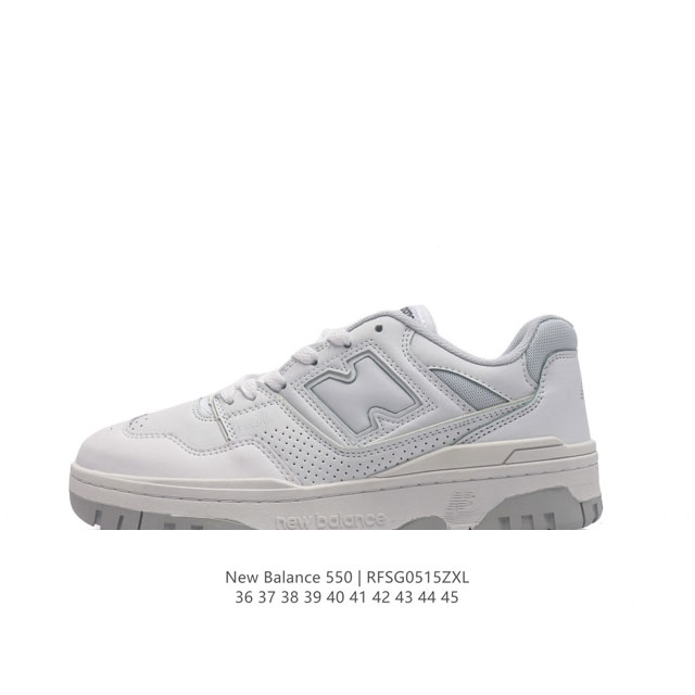 New Balance 550 新百伦 复古百搭篮球鞋时尚男女运动板鞋。首次亮相于 1989 年的 550 鞋款，延续 New Balance 标志性品牌元素，