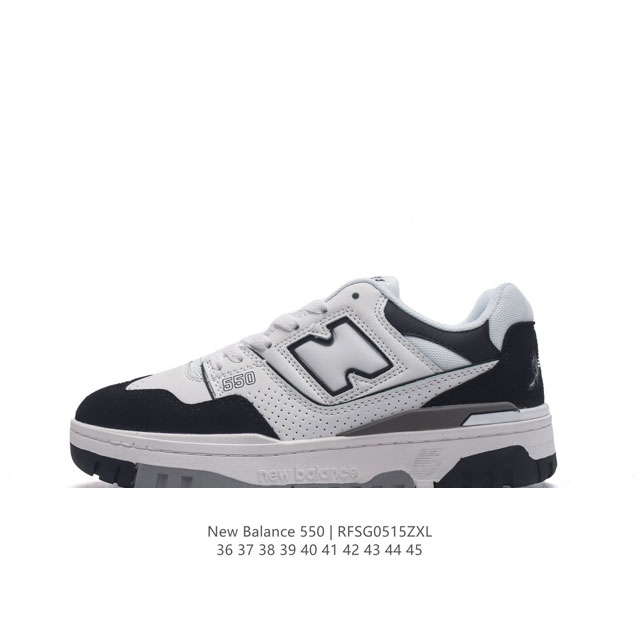 New Balance 550 新百伦 复古百搭篮球鞋时尚男女运动板鞋。首次亮相于 1989 年的 550 鞋款，延续 New Balance 标志性品牌元素，