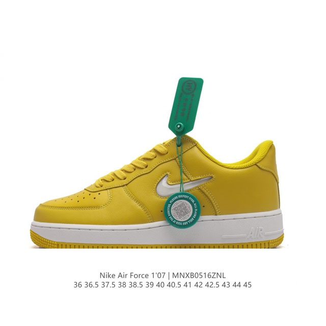 公司级 附赠送logo清洁刷 Af1耐克 Nike Air Force 1 ‘07 Low 空军一号厚底增高百搭休闲运动板鞋 原楦头原纸板 打造纯正空军版型，专