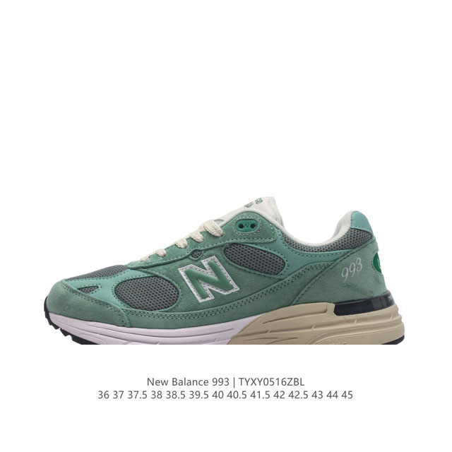 公司级 Newbalance 新百伦993系列美产老爹鞋总统经典复古运动鞋纽巴伦993总统慢跑鞋。卓越的舒适性与经典风格相得益彰，打造出我们的 Made In