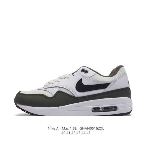 耐克 Nike Air Max 1 Prm 男子运动鞋 从法国建筑中汲取设计灵感，兼具运动风范和时尚格调，是此系列起初搭载 Air 的鞋款。疾速外观、经典缓震配