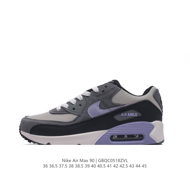 Nike耐克运动鞋 Air Max 90 健身运动跑鞋休闲鞋 复古风十足！Air Max 90 作为 Nike 旗下最经典的鞋型之一，凭借着百搭的造型，获得众多