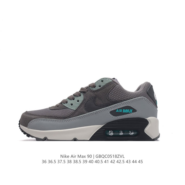 Nike耐克运动鞋 Air Max 90 健身运动跑鞋休闲鞋 复古风十足！Air Max 90 作为 Nike 旗下最经典的鞋型之一，凭借着百搭的造型，获得众多