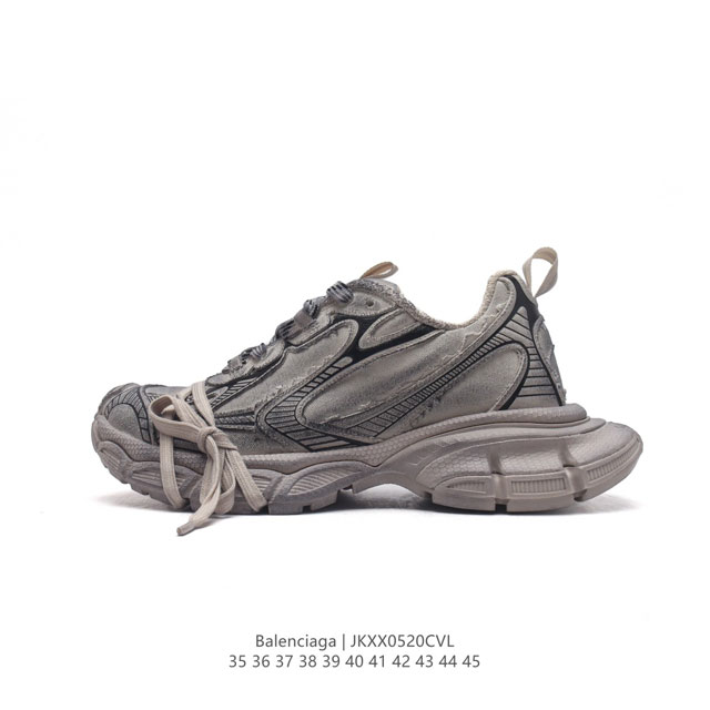 Balenciaga 3Xl Sneakers 巴黎世家十代 3Xl老爹鞋复古做旧 独家湖南兴昂全套数据私模 ，正确原厂手工做旧，全部手工做旧 货号：73473