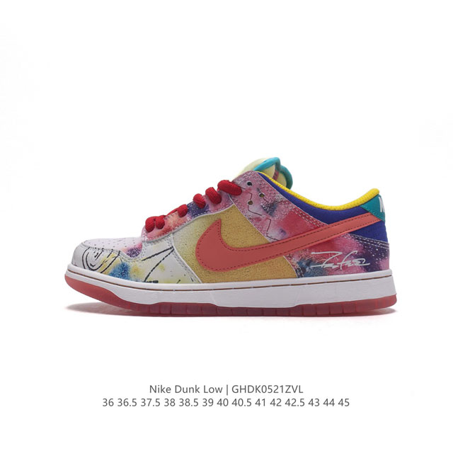 真标 耐克 Nike Sb Dunk Low Pro 男女同款运动鞋复古板鞋，尽情迈步，彰显个性风采。采用柔软皮革鞋面，经久耐穿，塑就如元年款 Dunk 般的复