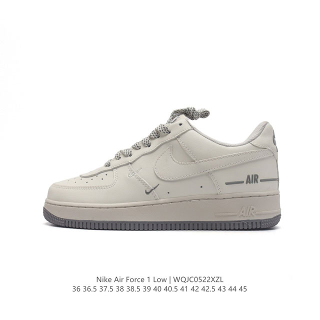 公司级 Af1耐克 Nike Air Force 1 ‘07 Low 空军一号 厚底增高百搭运动板鞋 原楦头原纸板 打造纯正空军版型，专注外贸渠道 全掌内置蜂窝