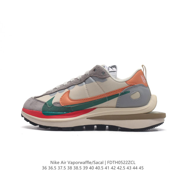 耐克 Sacai X Nike Vaporwaffle 3.0 华夫三代 3.0走秀重磅联名款运动鞋，男女鞋真标半码制，升级正确5层组合鞋底型，东莞百宏织唛双鞋