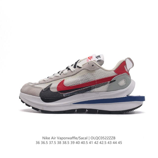 耐克 Sacai X Nike Vaporwaffle 3.0 华夫三代 3.0走秀重磅联名款运动鞋，男女鞋真标半码制，升级正确5层组合鞋底型，东莞百宏织唛双鞋