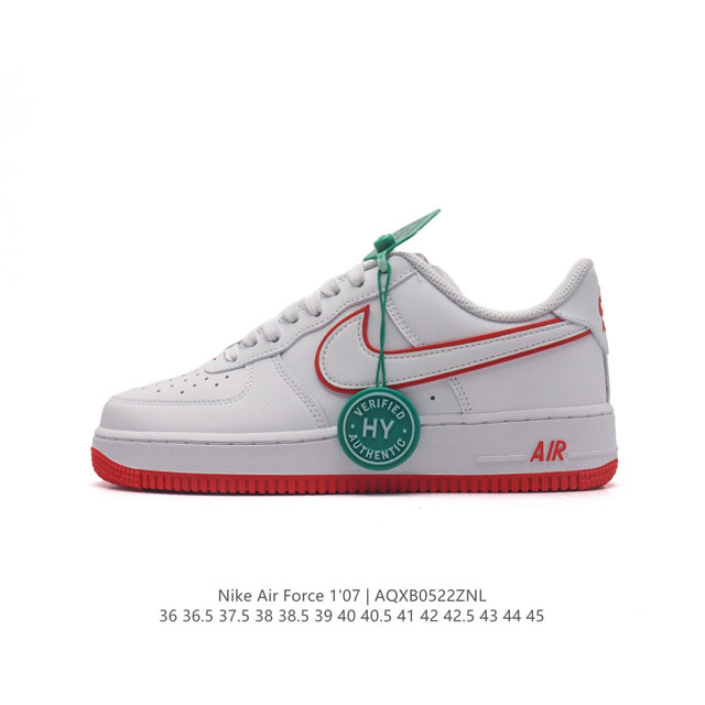 公司级 附赠送logo清洁刷 Af1耐克 Nike Air Force 1 ‘07 Low 空军一号厚底增高百搭休闲运动板鞋 原楦头原纸板 打造纯正空军版型，专