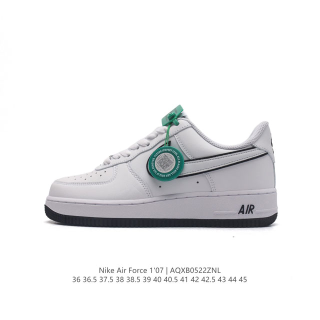 公司级 附赠送logo清洁刷 Af1耐克 Nike Air Force 1 ‘07 Low 空军一号厚底增高百搭休闲运动板鞋 原楦头原纸板 打造纯正空军版型，专