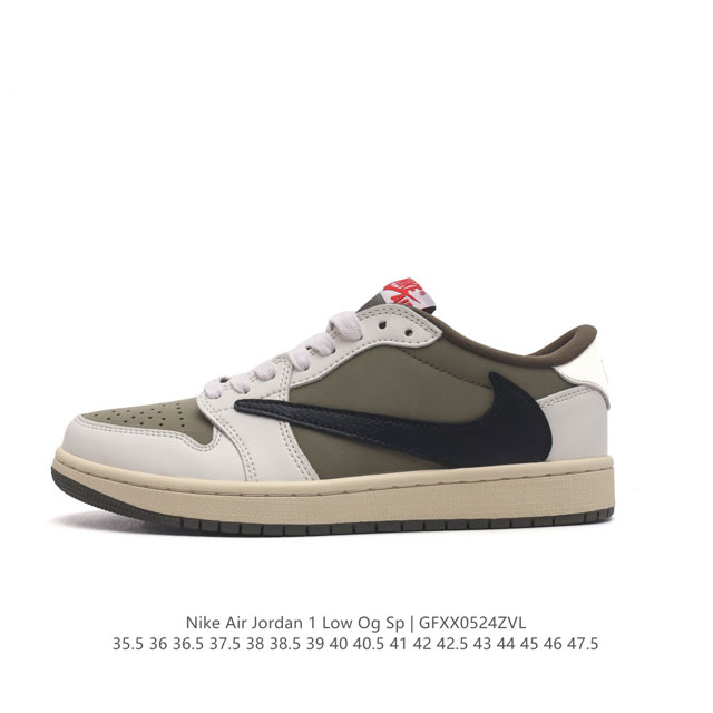 耐克 Nike Air Jordan 1 Low Og Sp Military Blue Aj1乔1 倒勾 低帮篮球鞋 Aj1 乔丹1代 Aj1 乔1 反向脚趾