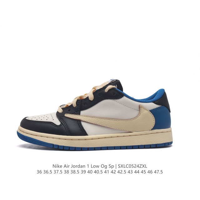 耐克 Nike Air Jordan 1 Low Og Sp Military Blue Aj1乔1 倒勾 低帮篮球鞋 Aj1 乔丹1代 Aj1 乔1 反向脚趾