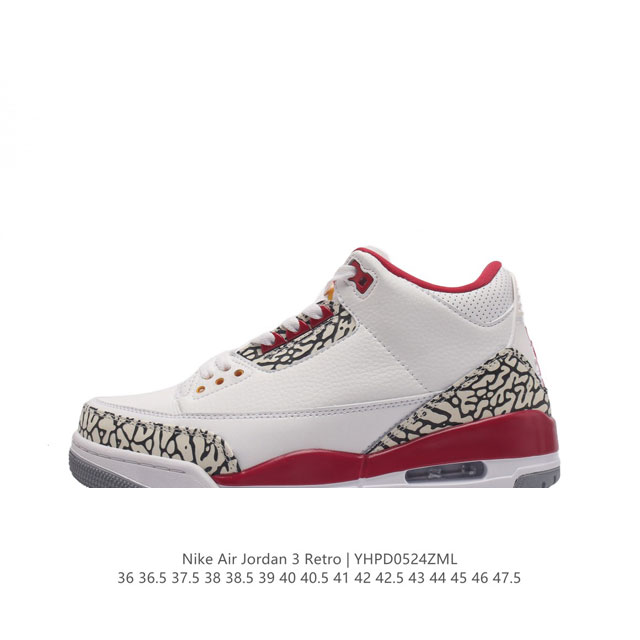 耐克 乔丹 Aj3 耐克 Nike Air Jordan 3 Retro Se 乔3 复刻篮球鞋 乔丹3代 三代 男女子运动鞋，作为 Aj 系列中广受认可的运动