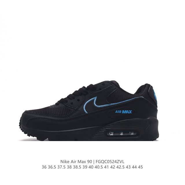 Nike耐克运动鞋 Air Max 90 健身运动跑鞋休闲鞋 复古风十足！Air Max 90 作为 Nike 旗下最经典的鞋型之一，凭借着百搭的造型，获得众多