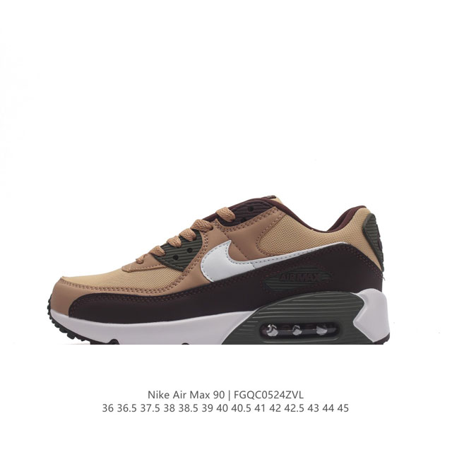 Nike耐克运动鞋 Air Max 90 健身运动跑鞋休闲鞋 复古风十足！Air Max 90 作为 Nike 旗下最经典的鞋型之一，凭借着百搭的造型，获得众多