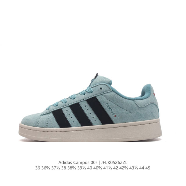 Adidas阿迪达斯.男女鞋 三叶草campus 00S 面包鞋复古休闲板鞋。千禧回潮！Adidas Campus 00S 经典再现！面包化的campus鞋款在