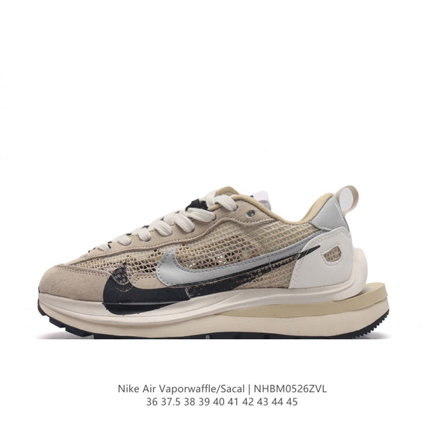 耐克 Sacai X Nike Vaporwaffle 3.0 华夫三代 3.0走秀重磅联名款运动鞋，男女鞋真标半码制，升级正确5层组合鞋底型，东莞百宏织唛双鞋