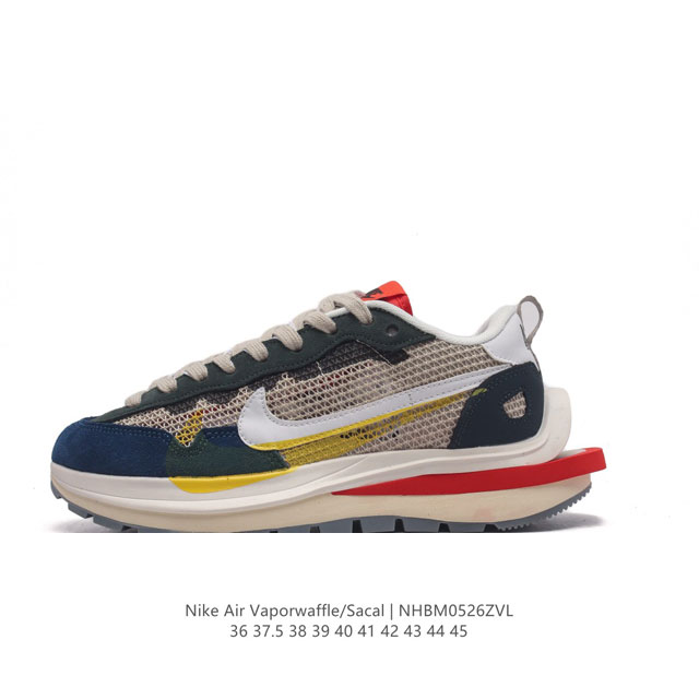 耐克 Sacai X Nike Vaporwaffle 3.0 华夫三代 3.0走秀重磅联名款运动鞋，男女鞋真标半码制，升级正确5层组合鞋底型，东莞百宏织唛双鞋