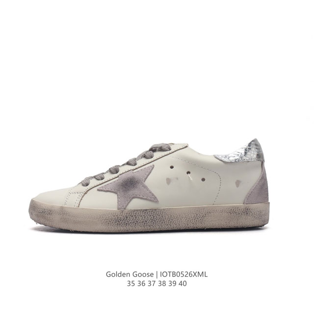 Golden Goose Deluxe Brand Sstar来自意大利ggdb脏出天际的小脏鞋 潮复古板鞋，宋仲基欧巴各种剧照上脚~日常上脚~纯正的意大利全进