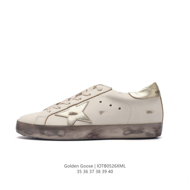 Golden Goose Deluxe Brand Sstar来自意大利ggdb脏出天际的小脏鞋 潮复古板鞋，宋仲基欧巴各种剧照上脚~日常上脚~纯正的意大利全进