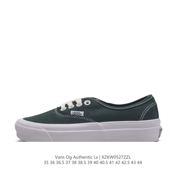 Vans 万斯 Og Authentic Lx 低帮百搭休闲 帆布硫化板鞋潮男女情侣鞋运动鞋 码数：35-44 含硫化半码 编码：Xzkw0527Zzl