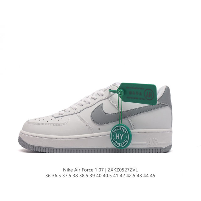 公司级 附赠送logo清洁刷 Af1耐克 Nike Air Force 1 ‘07 Low 空军一号厚底增高百搭休闲运动板鞋 原楦头原纸板 打造纯正空军版型，专