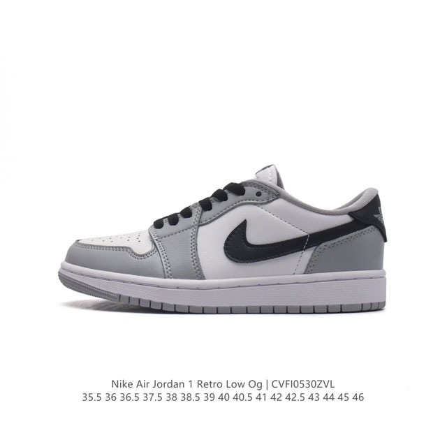 耐克 乔丹air Jordan 1 Low Aj1 乔1 乔丹1代aj1 低帮复古文化休闲运动篮球鞋。该鞋款从 1985 年元年款汲取设计灵感，焕新演绎简约经典