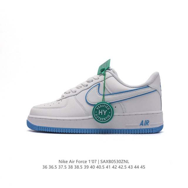 公司级 附赠送logo清洁刷 Af1耐克 Nike Air Force 1 ‘07 Low 空军一号厚底增高百搭休闲运动板鞋 原楦头原纸板 打造纯正空军版型，专