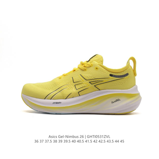 Asics Gel Nimbus26 2024 01#亚瑟士#跑步鞋 超厚底增高百搭老爹鞋 最舒适跑鞋，中底两大独家科技都带来全新能量，造就历来最软弹的 Gel