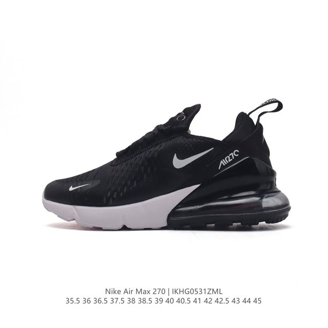 耐克 Nike Air Max 270 后半掌气垫缓震运动鞋时尚男女士跑步鞋 。作为 Nike 休闲型 Air Max 鞋款，Nike Air Max 270