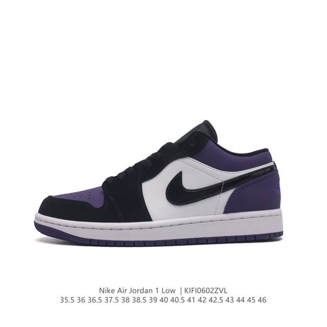 耐克 乔丹air Jordan 1 Low Aj1 乔1 乔丹1代aj1 低帮复古文化休闲运动篮球鞋。该鞋款从 1985 年元年款汲取设计灵感，焕新演绎简约经典