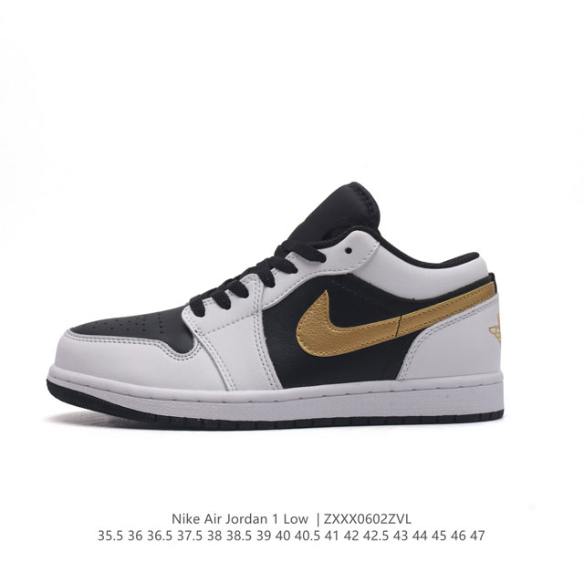 耐克 乔丹air Jordan 1 Low Aj1 乔1 乔丹1代aj1 低帮复古文化休闲运动篮球鞋。该鞋款从 1985 年元年款汲取设计灵感，焕新演绎简约经典