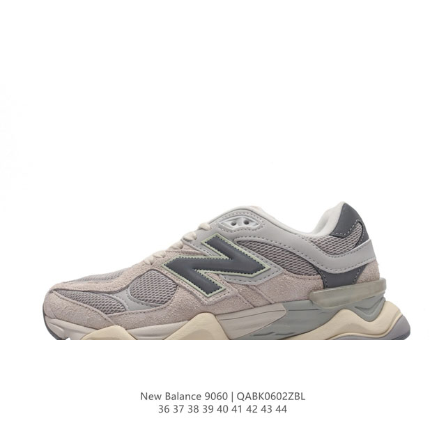 Nb 新百伦 New Balance Nb9060小象蹄男女款9060舒适百搭老爹鞋。全新 9060 款式将经典风格与现代设计融合到日常多功能性中。 9060