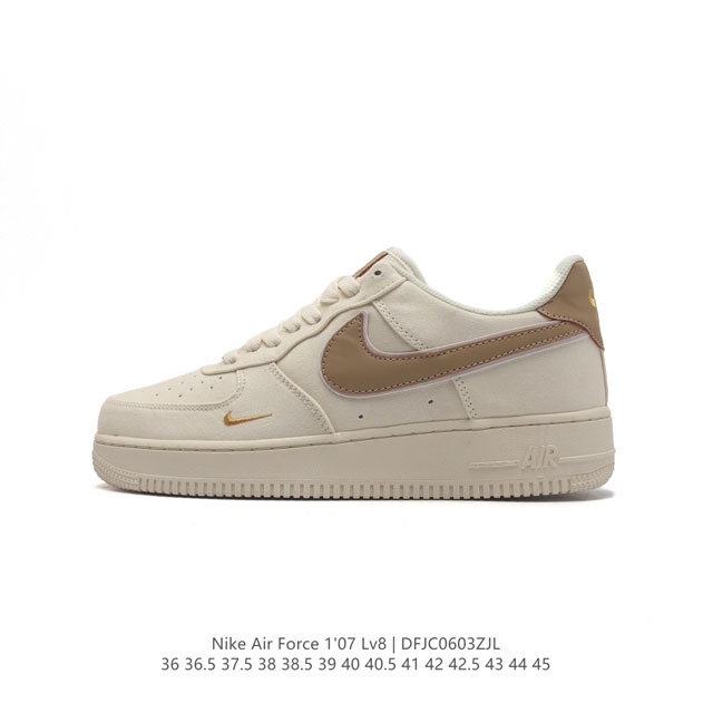 公司级 Af1耐克 Nike Air Force 1 ‘07 Low 空军一号 厚底增高百搭运动板鞋 原楦头原纸板 打造纯正空军版型，专注外贸渠道 全掌内置蜂窝